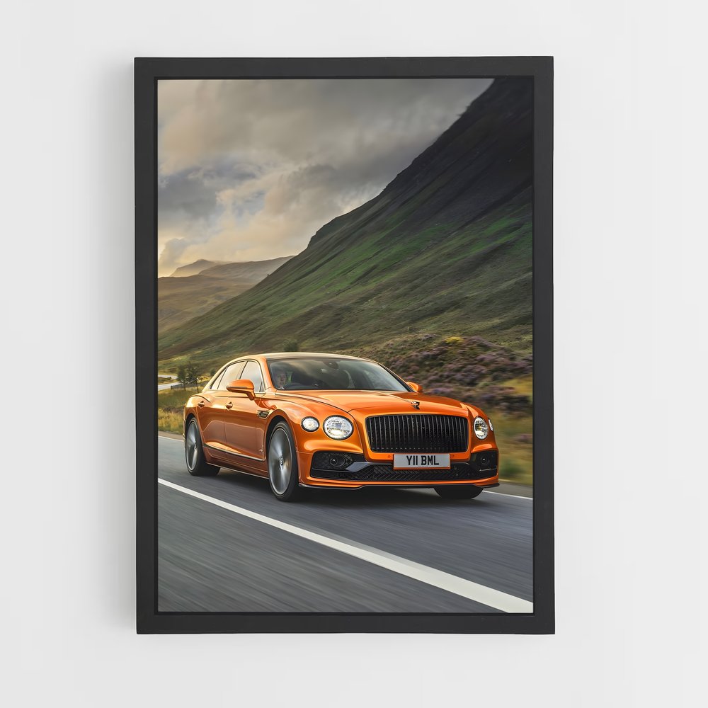 Poster Flying spur Bentley (vue 2)